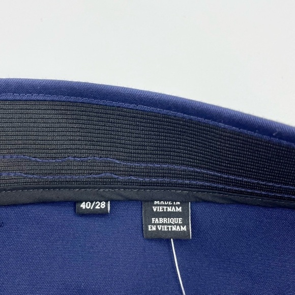 Oobe Work Casual Dress Pants Blue Straight Leg Uniform Unisex Pant 40/28 - Picture 7 of 13